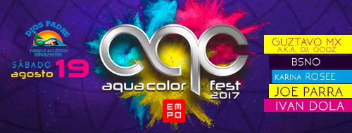 Foto de la primera edición del Aqua Color Fest